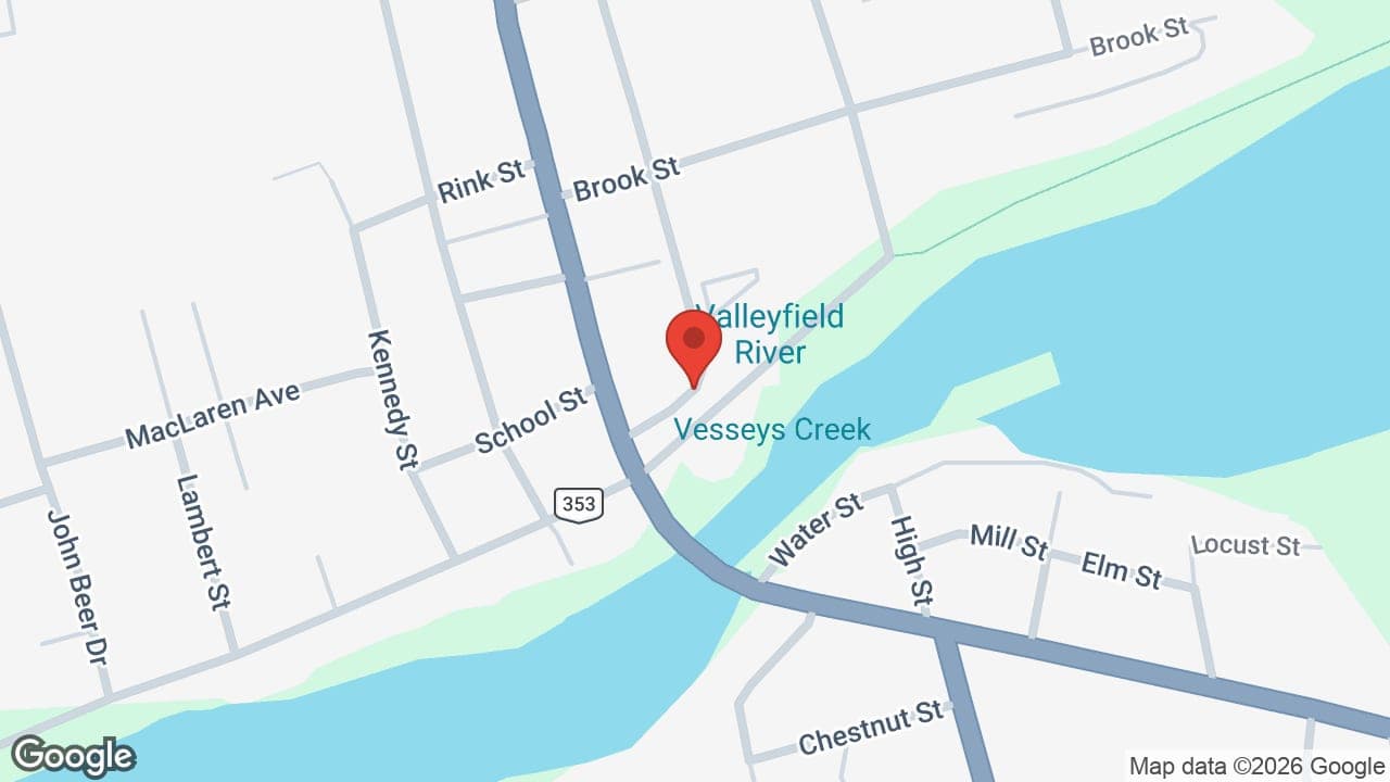 Map: PE Home Care & Support