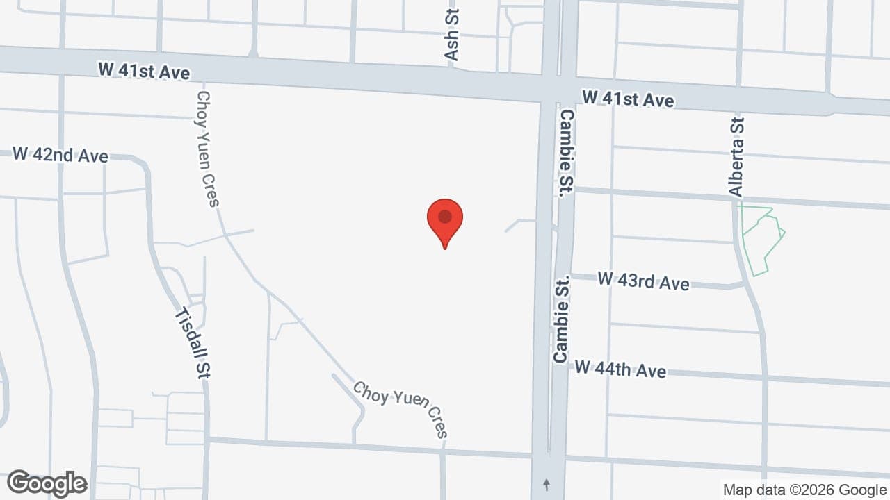 Map: Oakridge Seniors' Centre