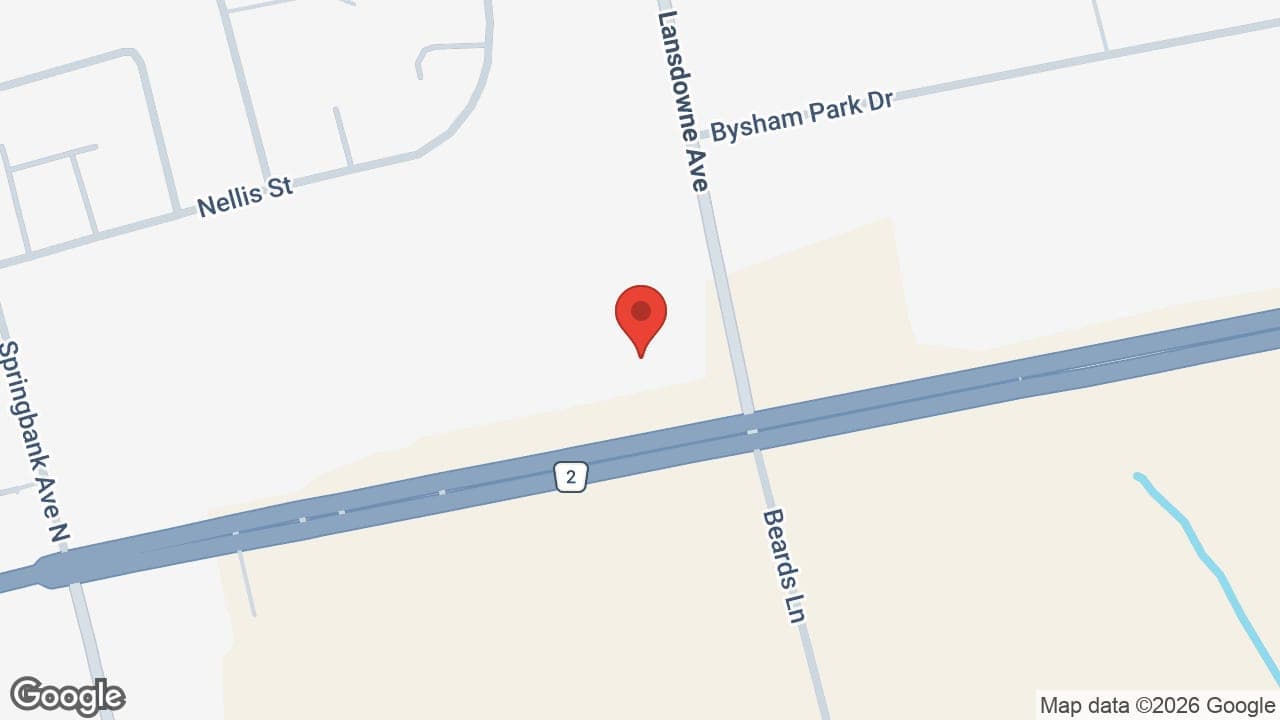 Map: Ontario Health atHome - Woodstock office