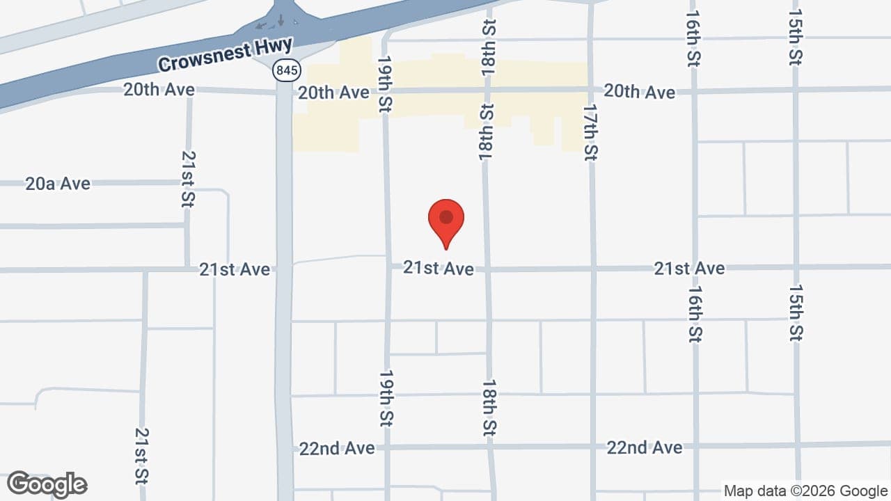 Map: Coaldale Senior Citizens Centre