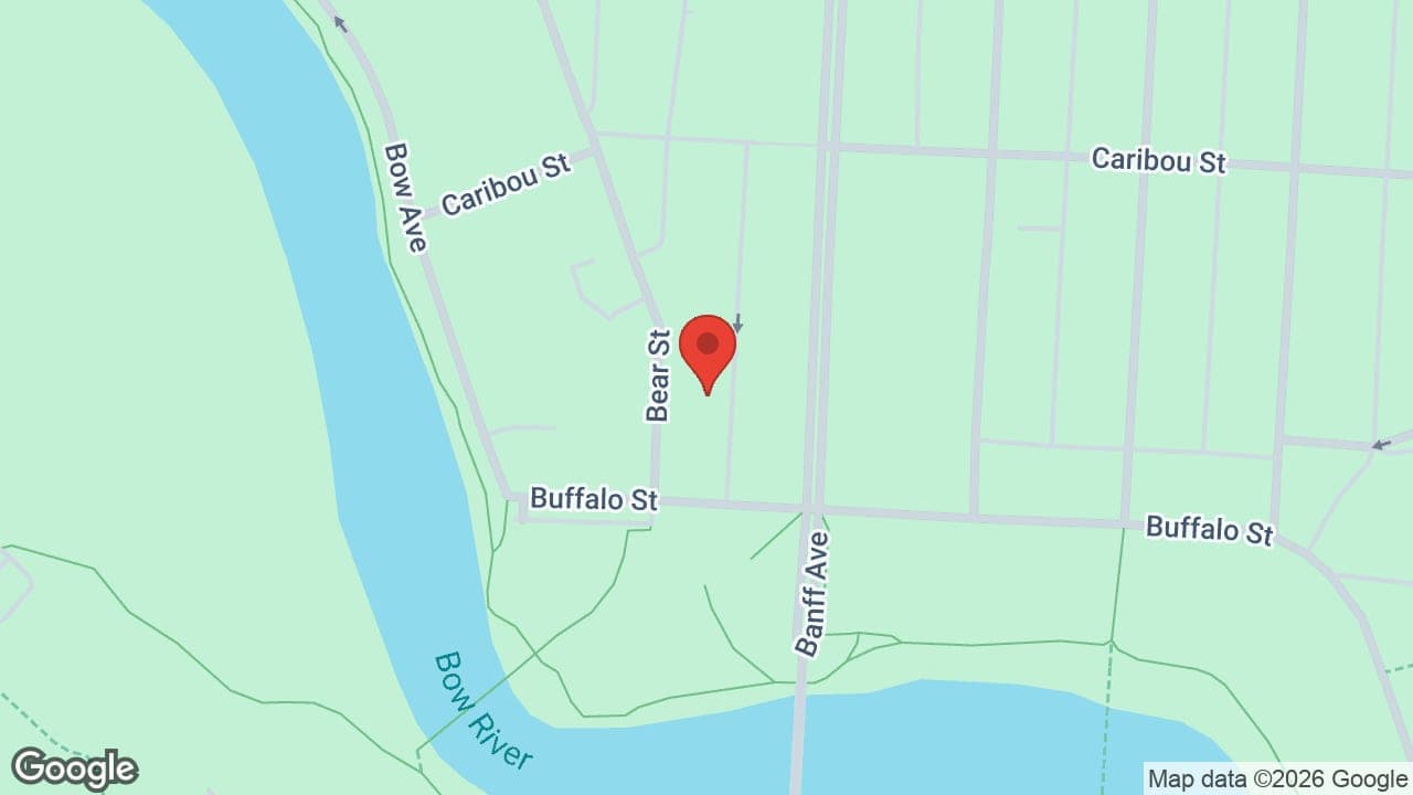 Map: Banff Seniors Support