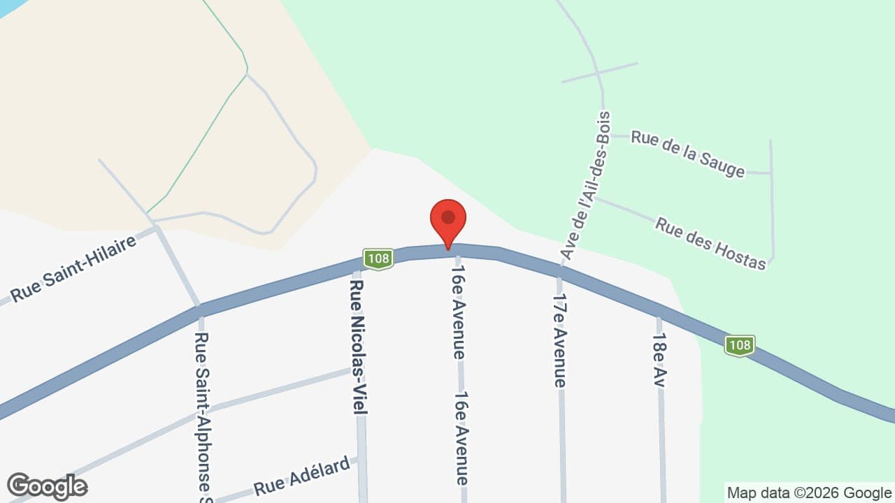 Map: Centre d'activités de jour de Magog