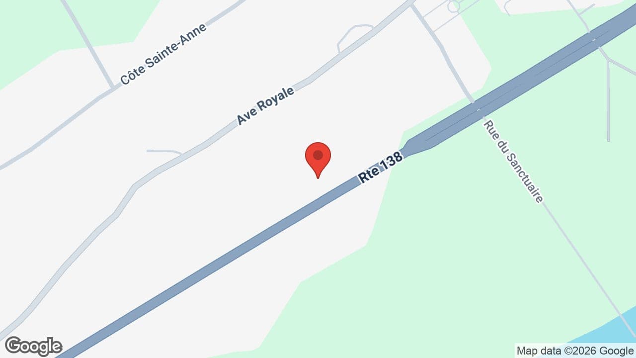 Map: Medway Services infirmiers Côte-de-Beaupré