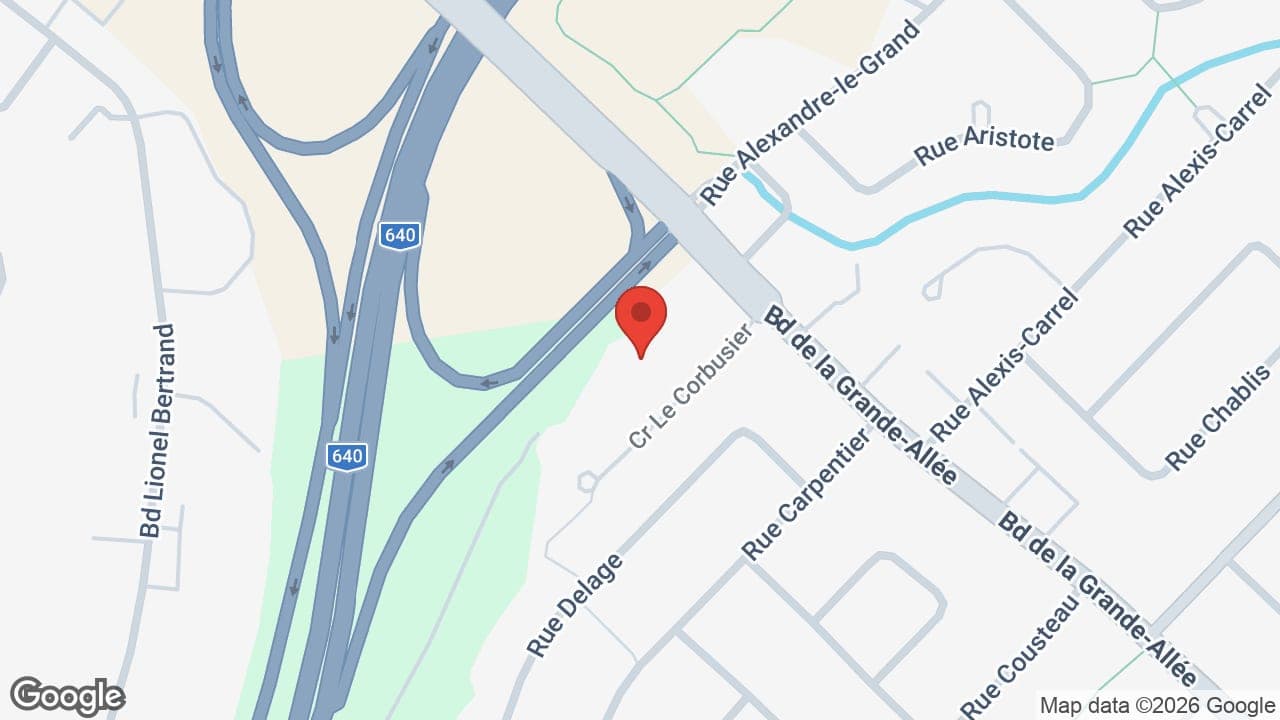 Map: Dre Christiane Carmel O.D. Optométriste
