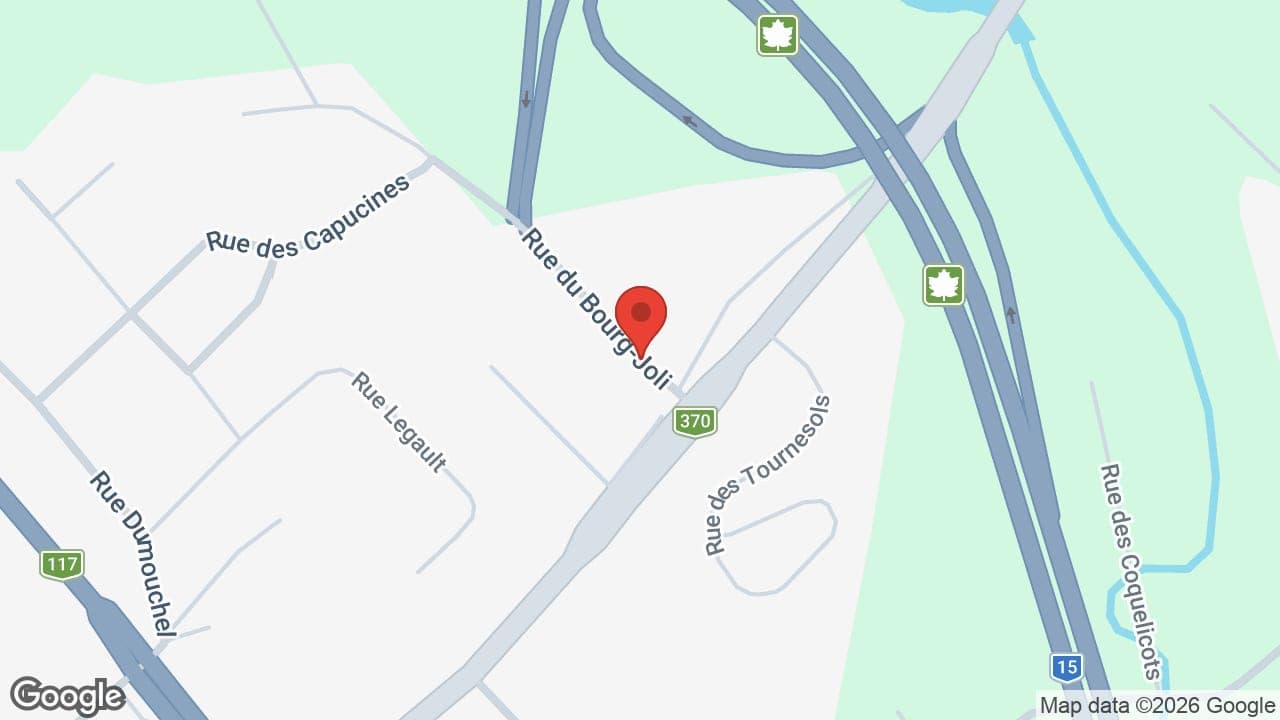 Map: Denturologie des Laurentides