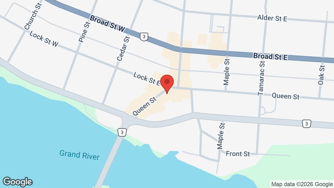 Map: Dunnville Denture Clinic
