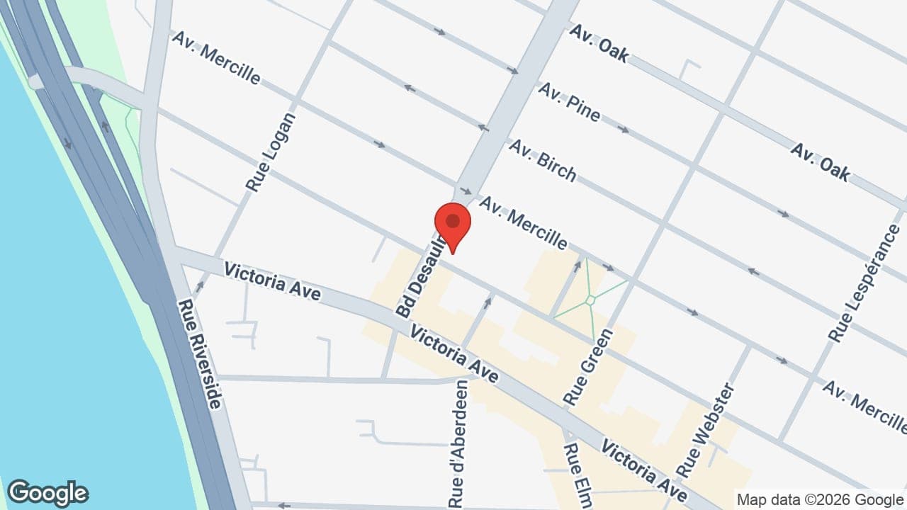 Map: Opto-Réseau Clinique optométrique St-Lambert