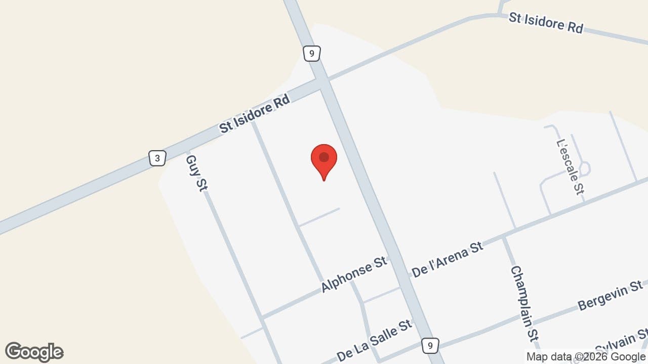 Map: Pharmasave St. Isidore Pharmacy