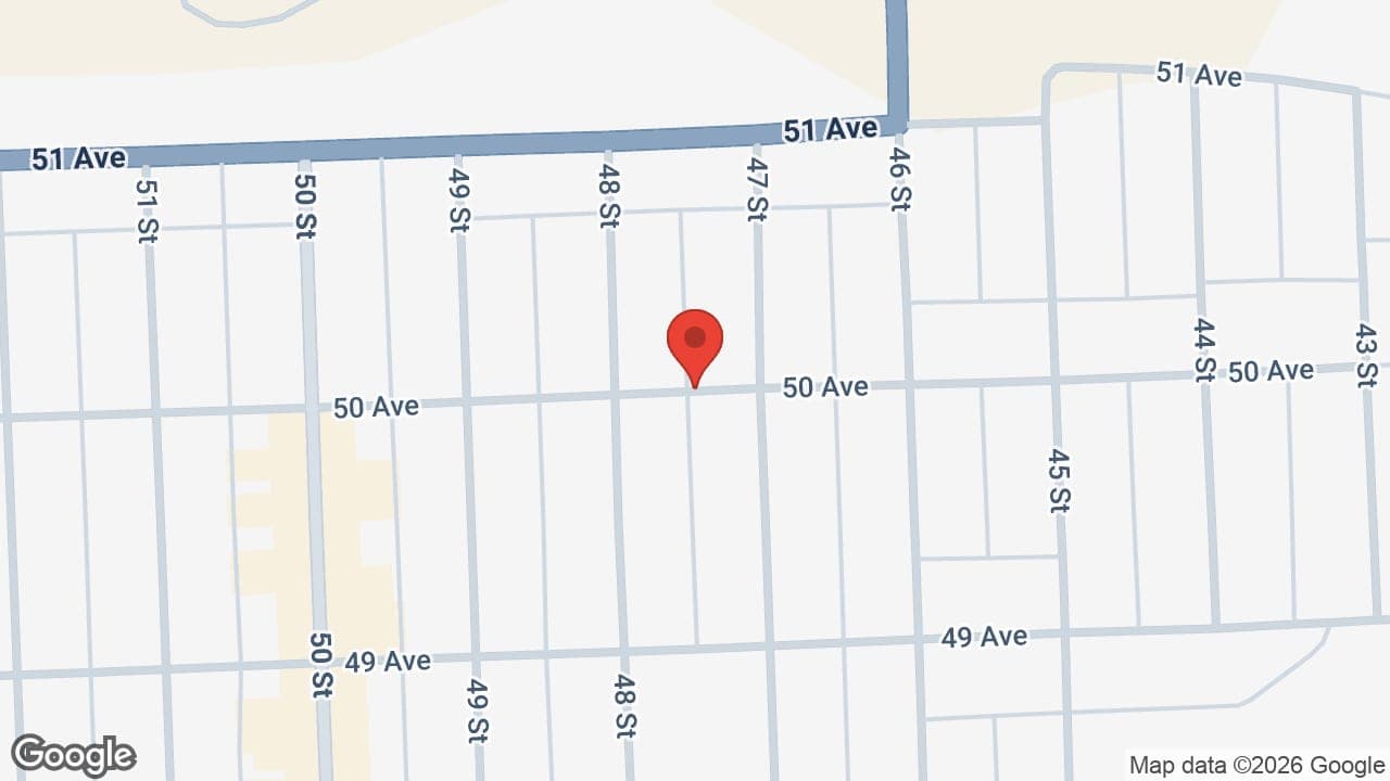 Map: Home Support Stettler & Dist