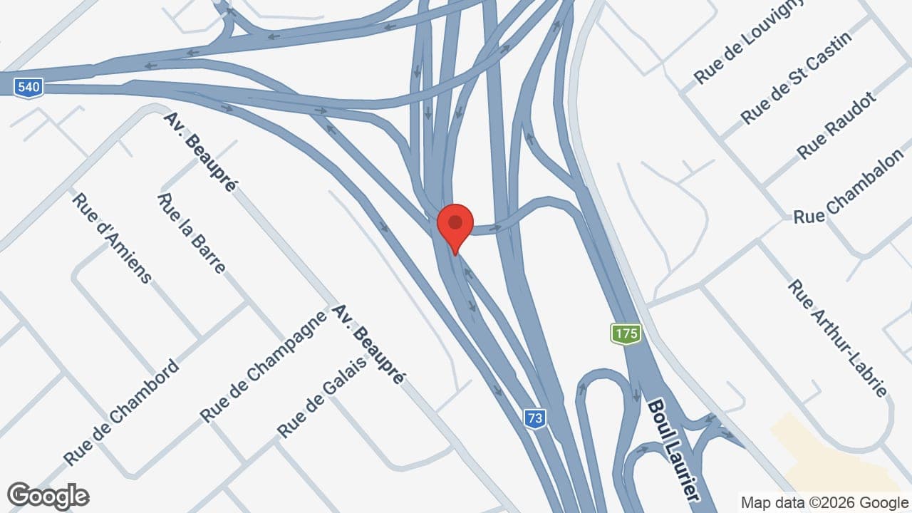 Map: Physiotherapie Ste-Foy