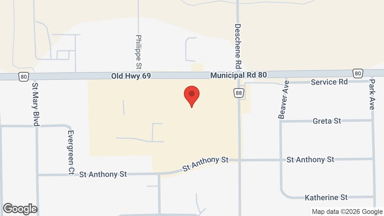 Map: Hanmer Valley Optometric Ctr