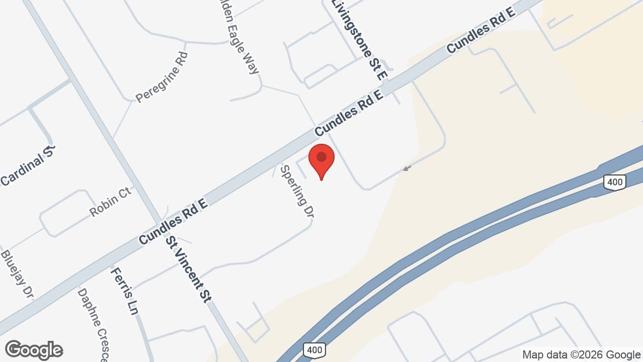 Map: Barrie Vision Centre
