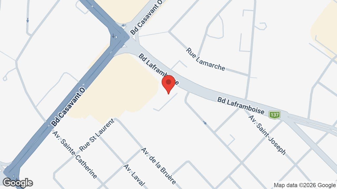 Map: PJC Jean Coutu Santé