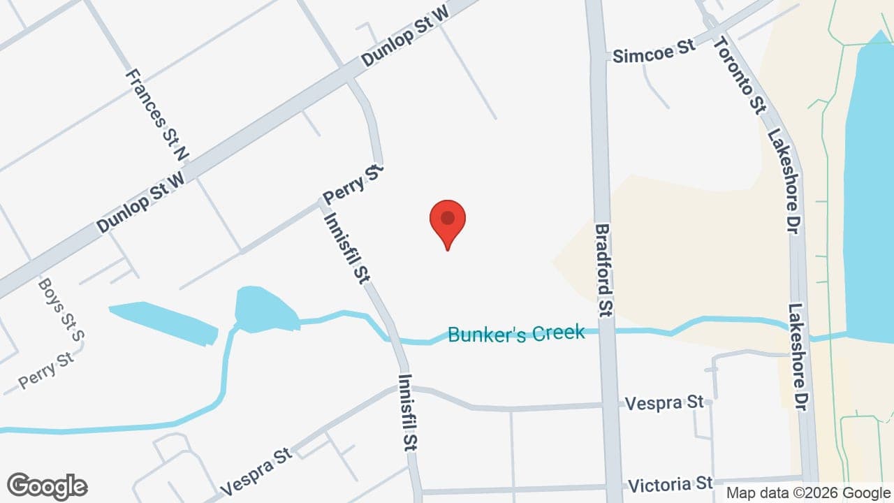 Map: ParaMed Barrie Physiotherapy Clinic