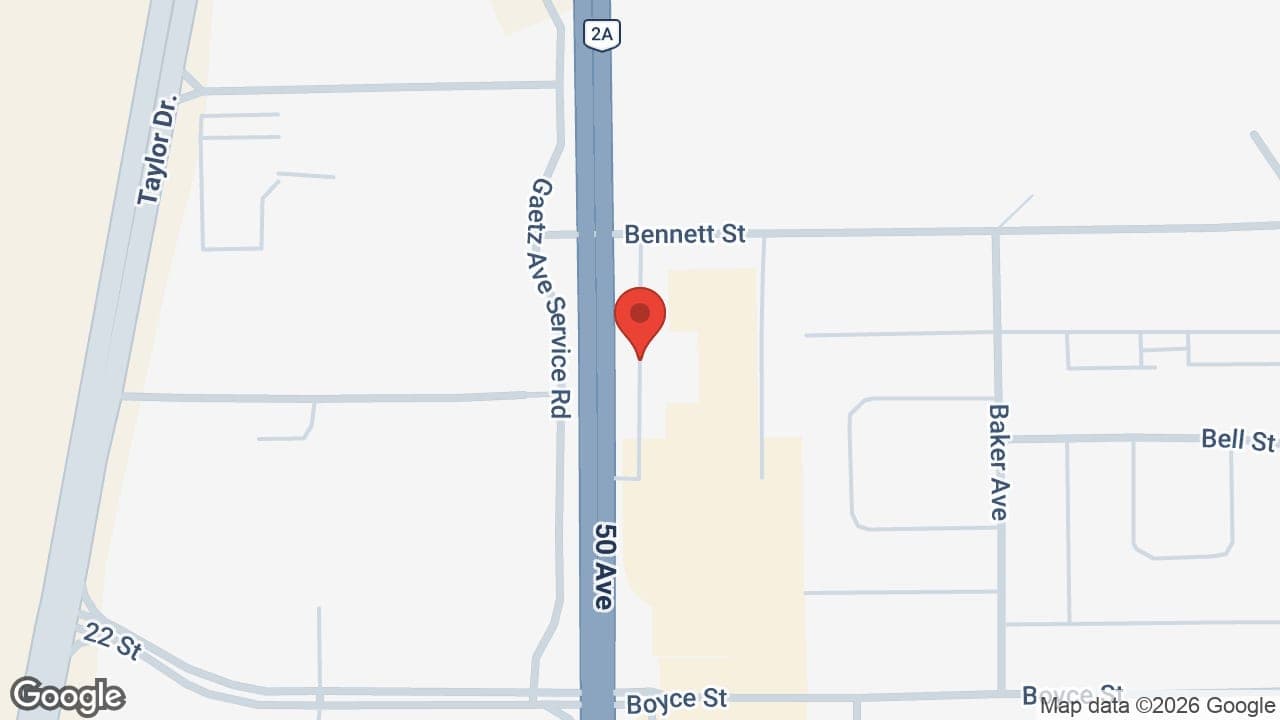 Map: Gaetz Avenue Denture Clinic