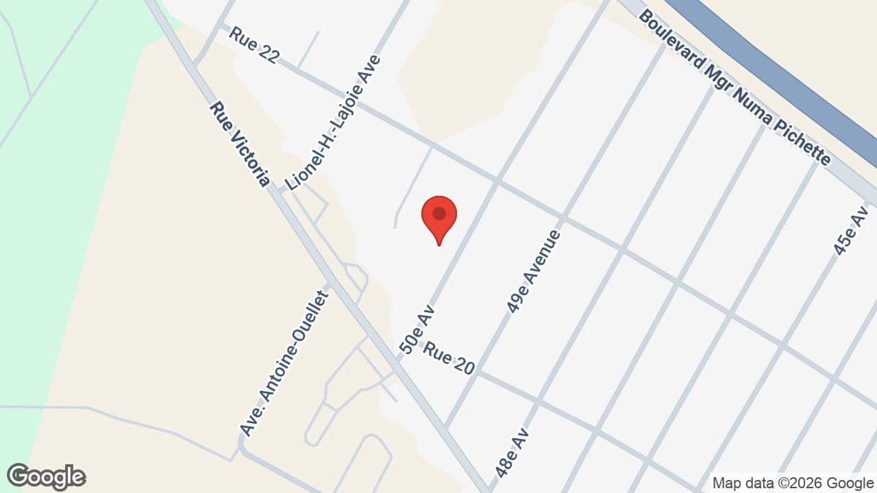 Map: Clinique Physio Edmunston