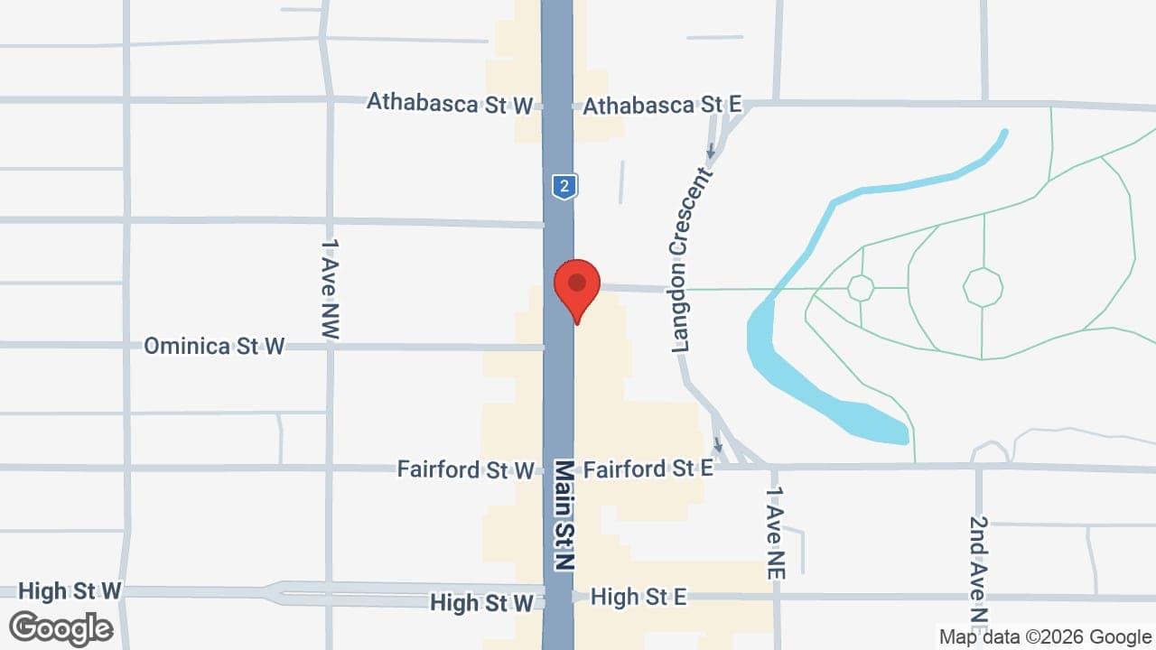 Map: Moose Jaw Main St Pharmacy