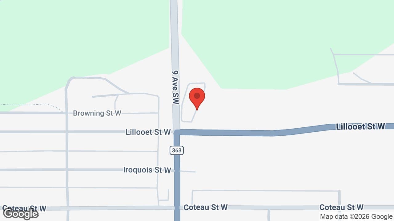 Map: South Hill Pharmacy ( Alliance Health ), Moose Jaw,SK