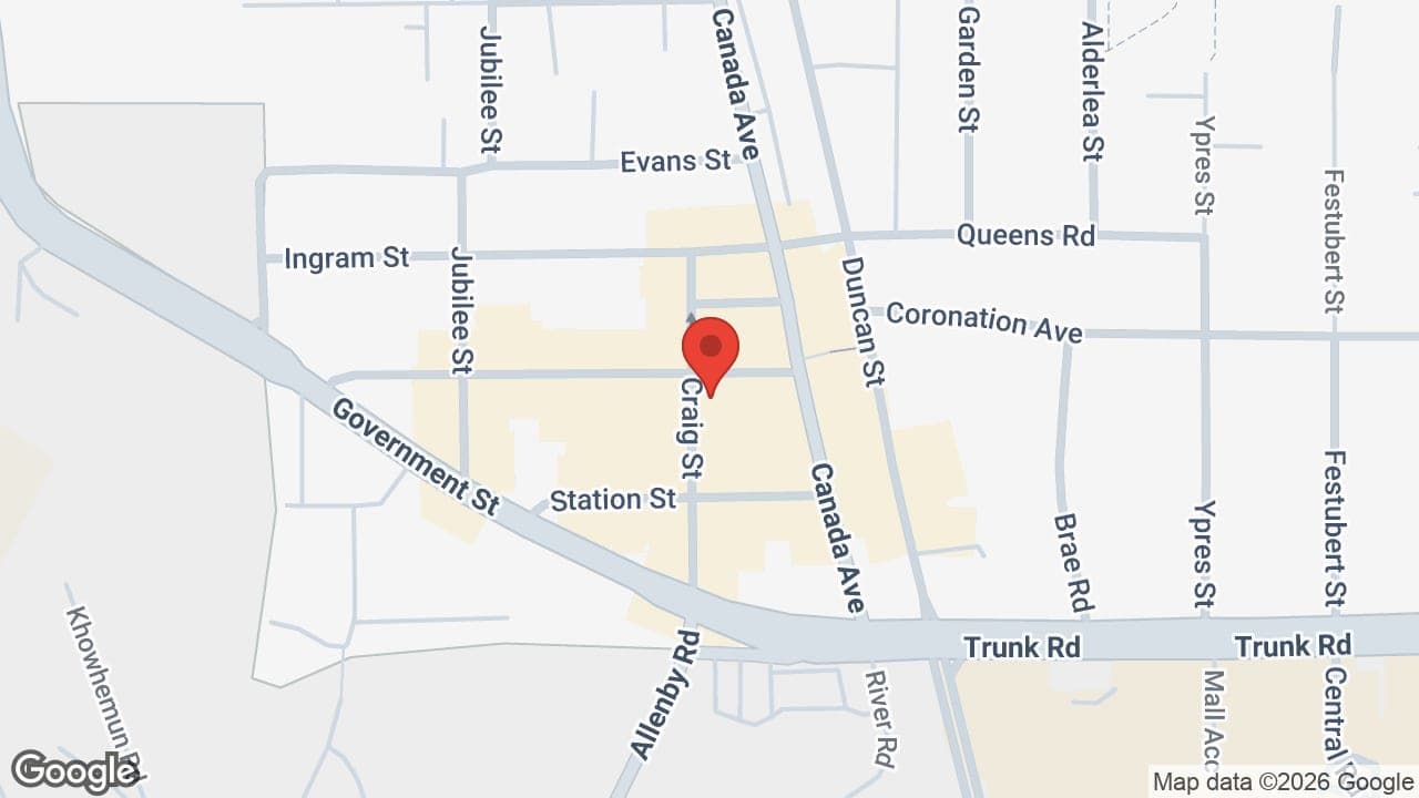 Map: Courtney Reich Physiotherapy
