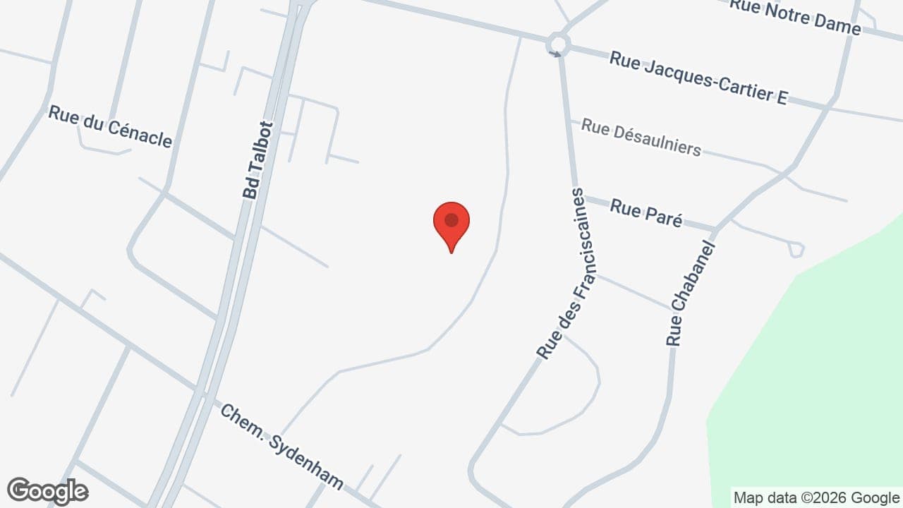 Map: Clinique Podiatrique Julie Toupin