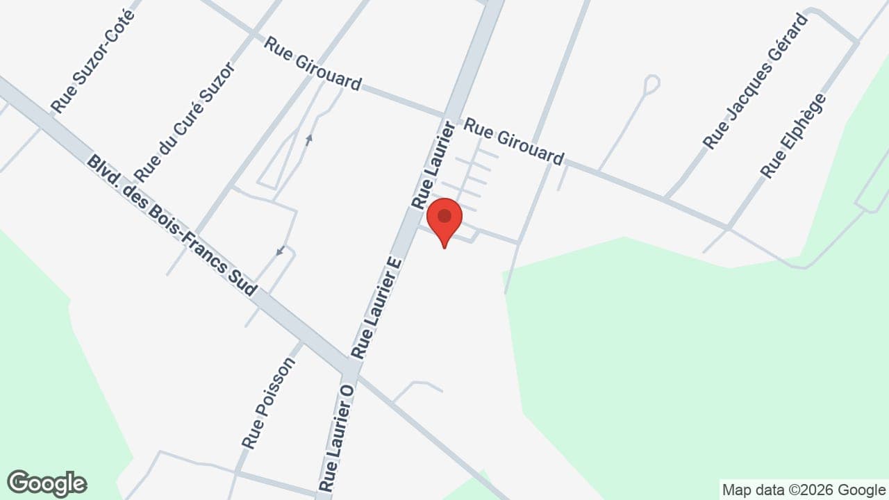 Map: Clinique podiatrique Daniel Auger