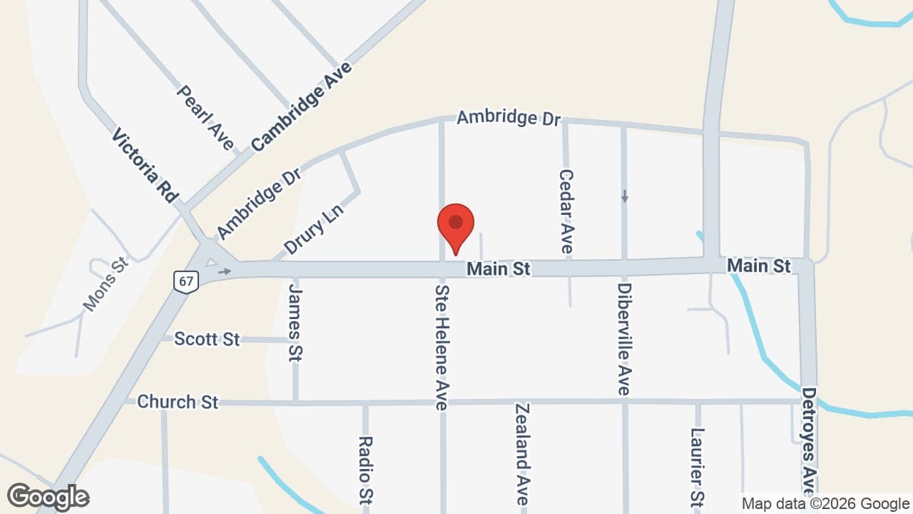 Map: Family Eye Care - Dr. Haley E. McLennan