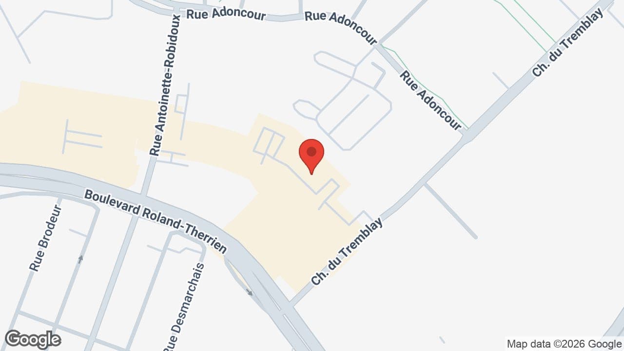 Map: Centre Podiatrique De Longueuil