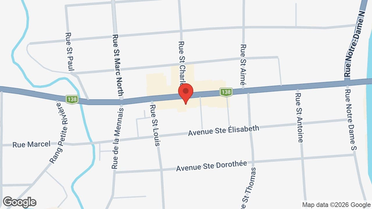 Map: Clinique De Physiothérapie De Louiseville