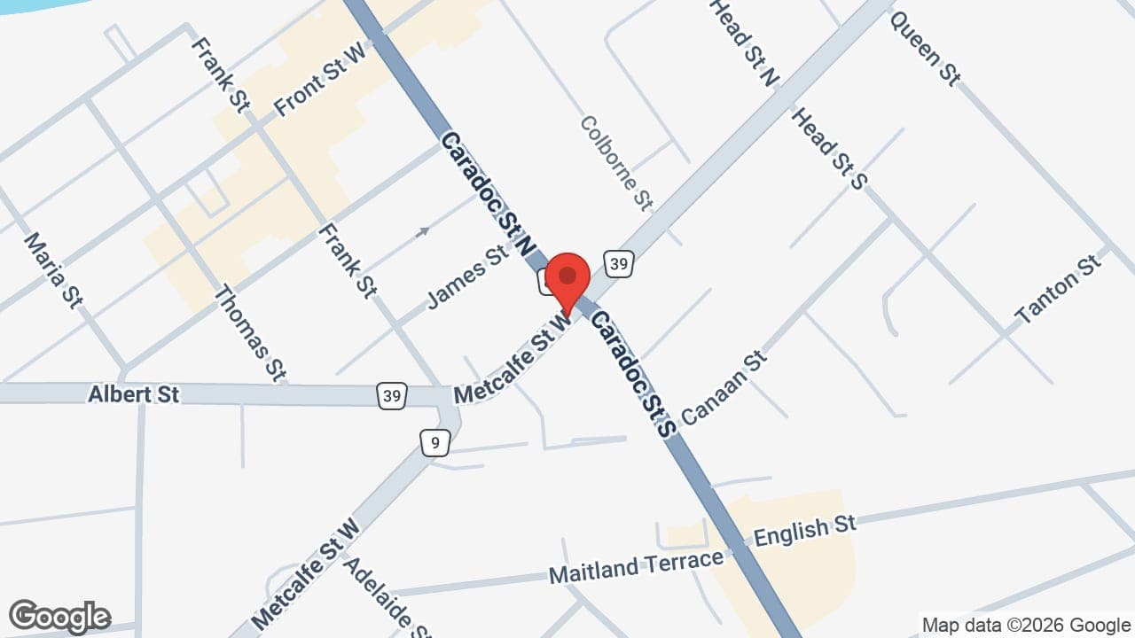 Map: Dr. Alicia Johnson, Optometrist