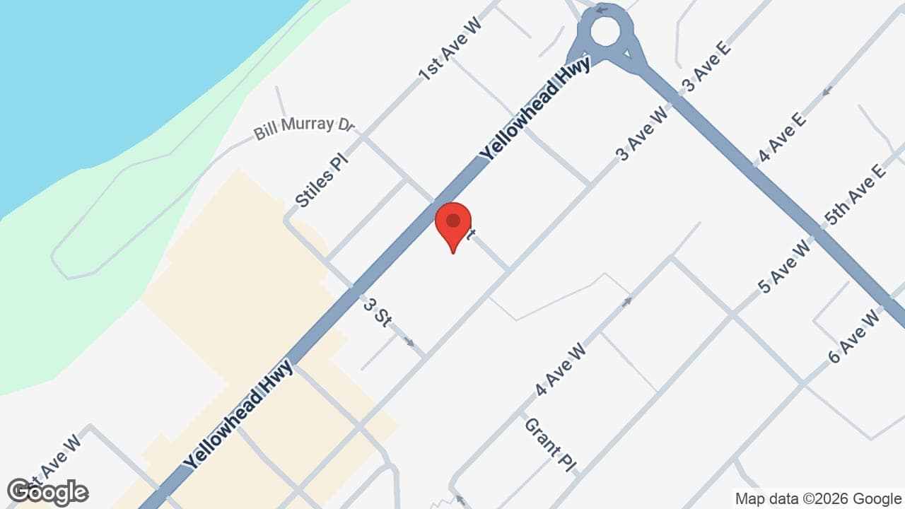 Map: Betty Lou Hunt - Cornerstones Physiotherapy