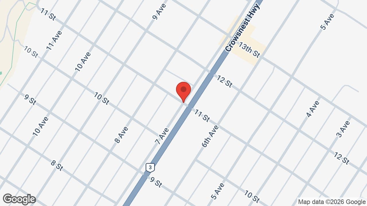 Map: Elk Valley Denture Clinic