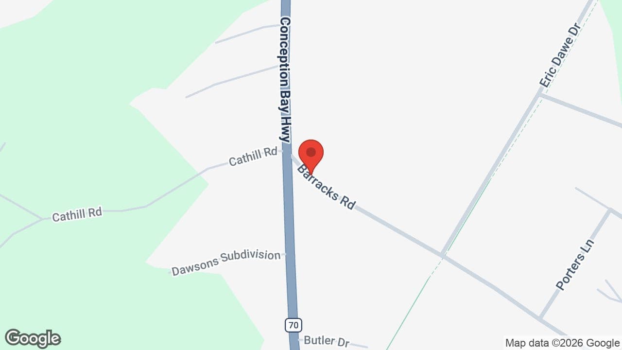 Map: Bay Roberts Physiotherapy