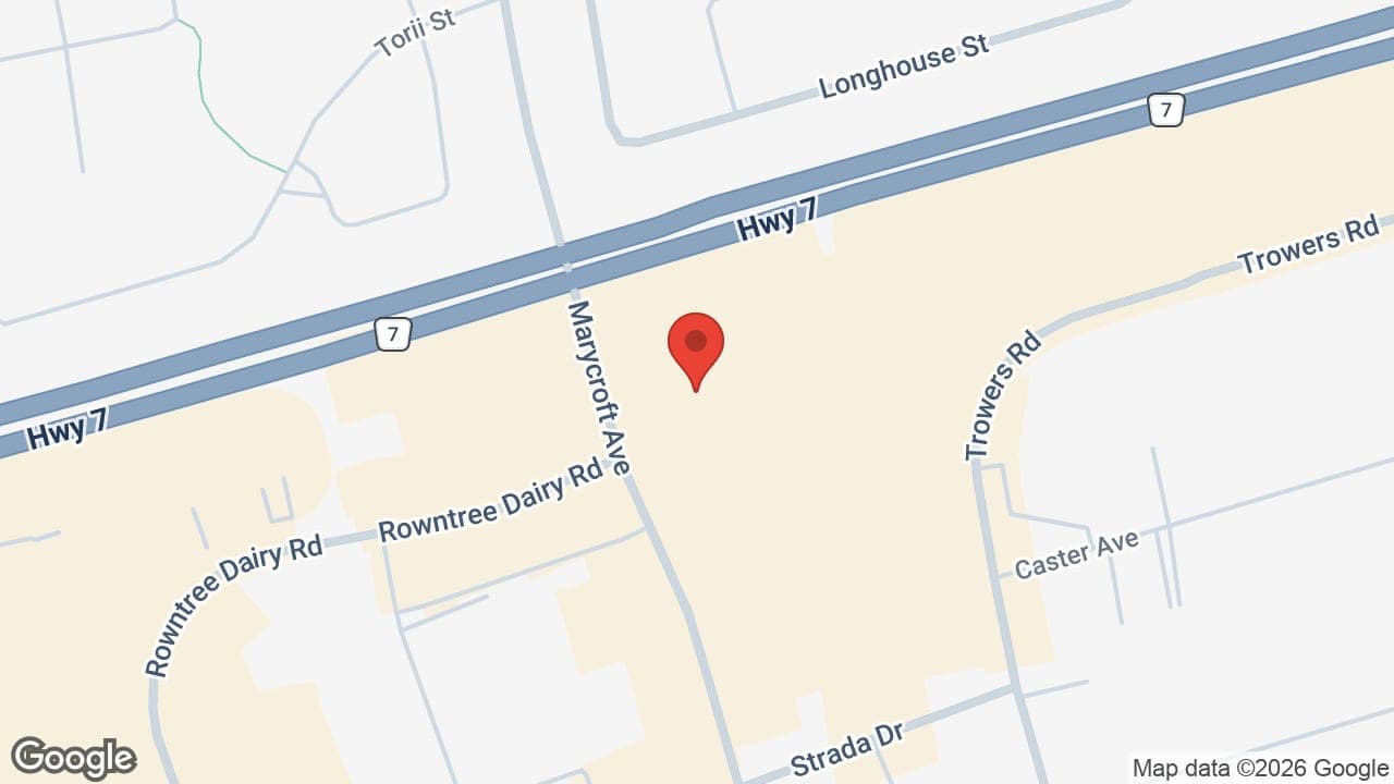 Map: Woodbridge Pharmacy & Marycroft Clinic