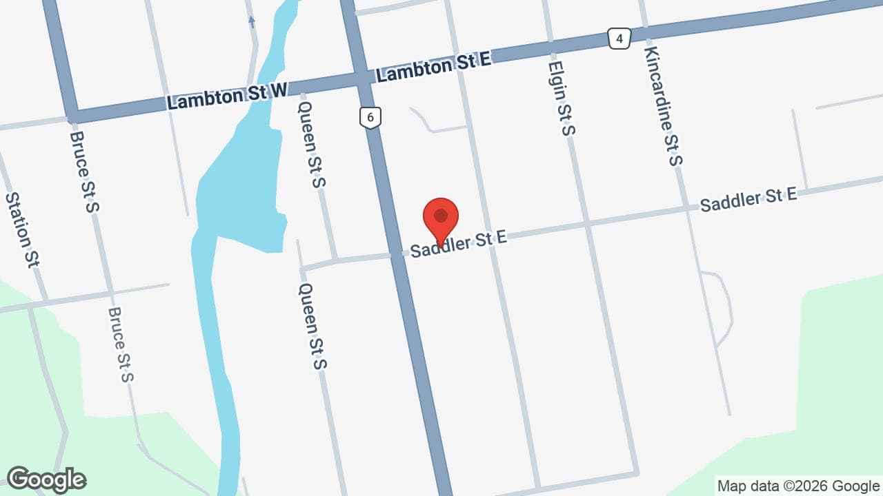 Map: Bluewater Physiotherapy Clinic