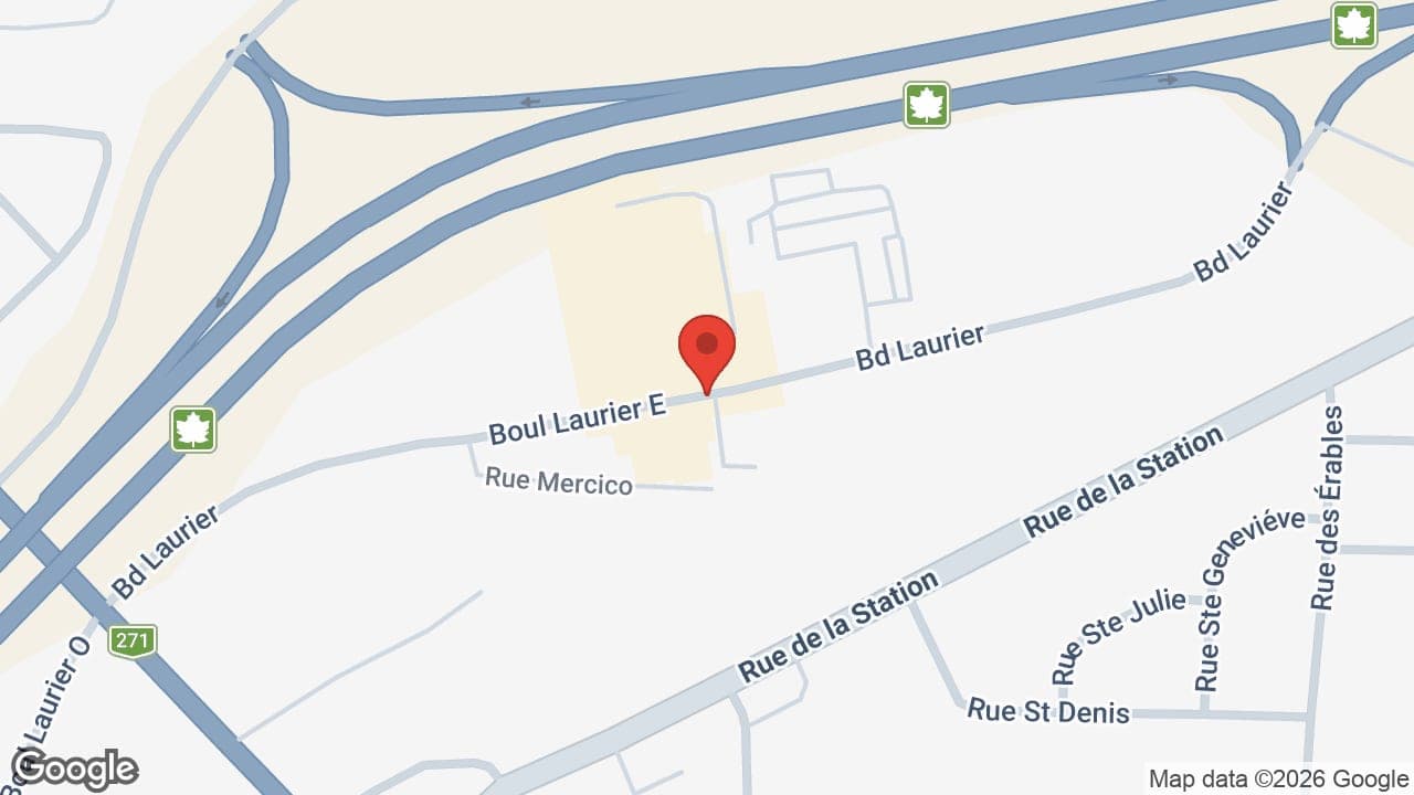 Map: Clinique d'Optométrie l'Émerillon