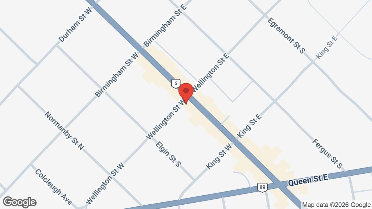 Map: Mount Forest Foot Care