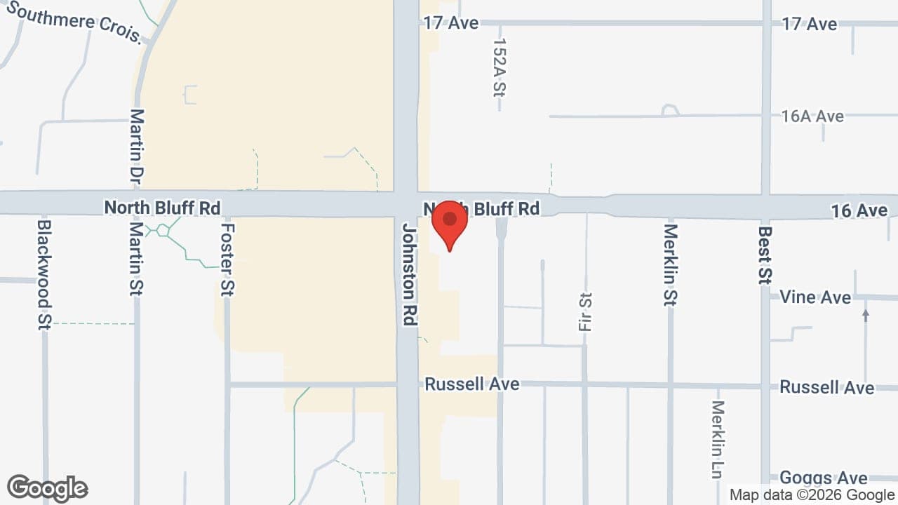 Map: The English Manor Assisted Living Seniors Home | White Rock / South Surrey