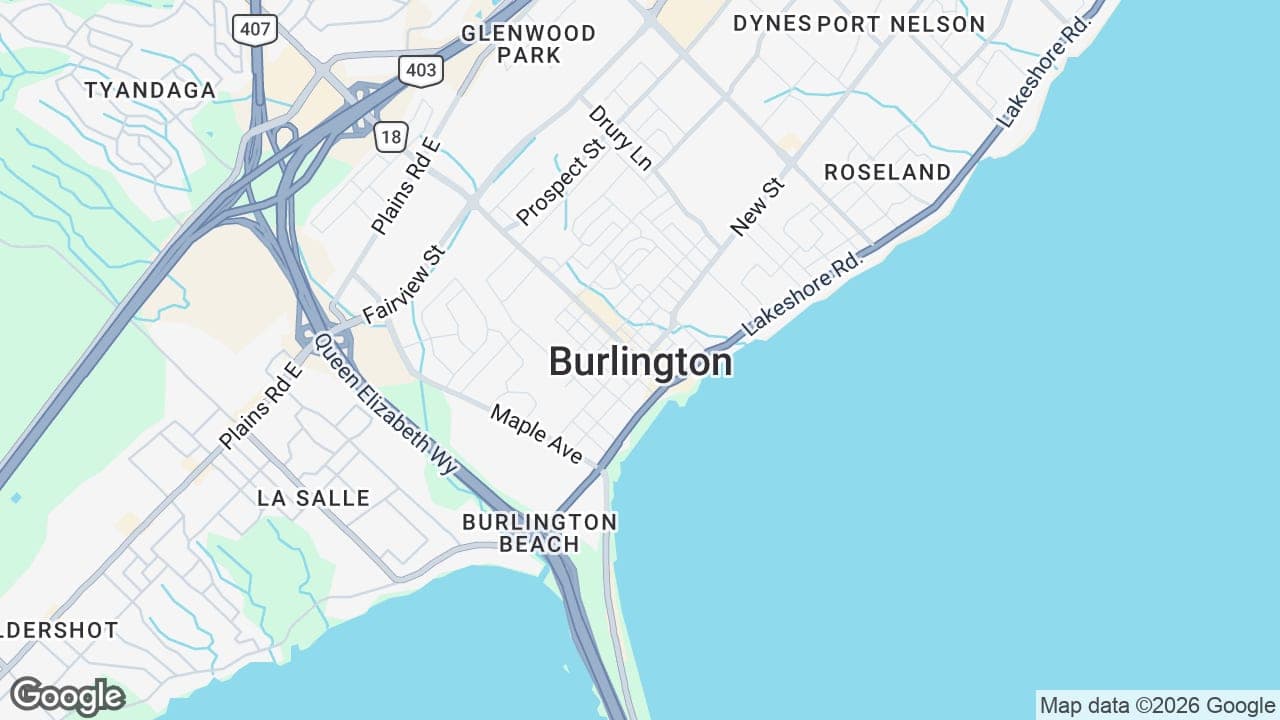 Map: Burlington