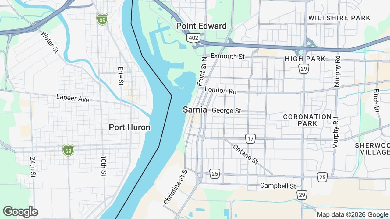Map: Sarnia