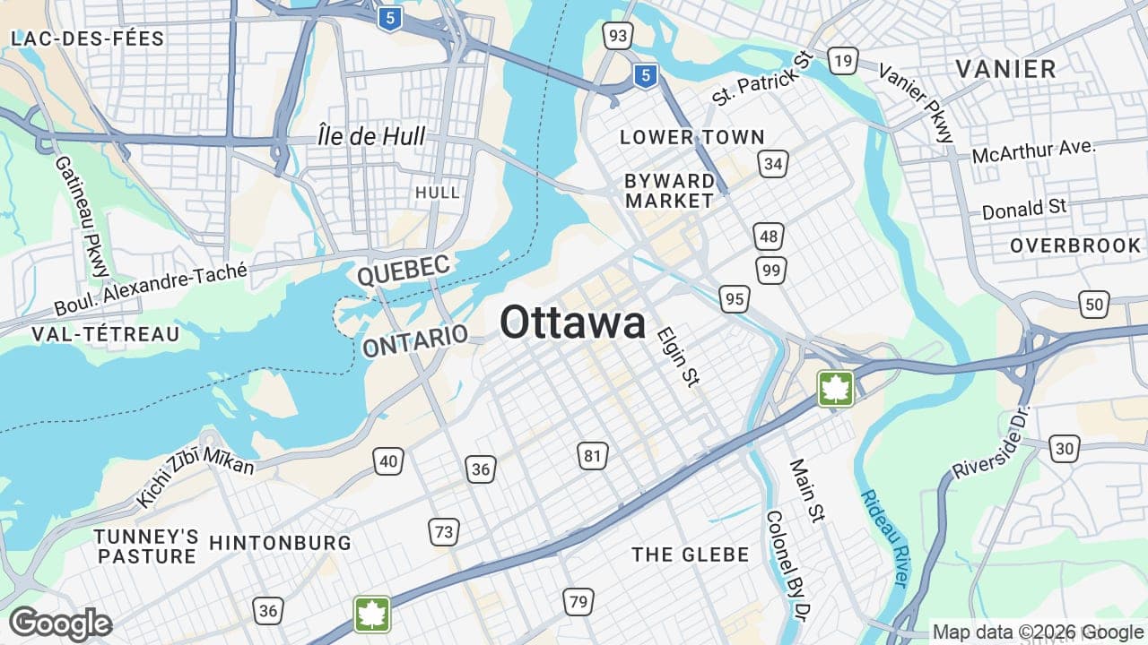 Map: Ottawa
