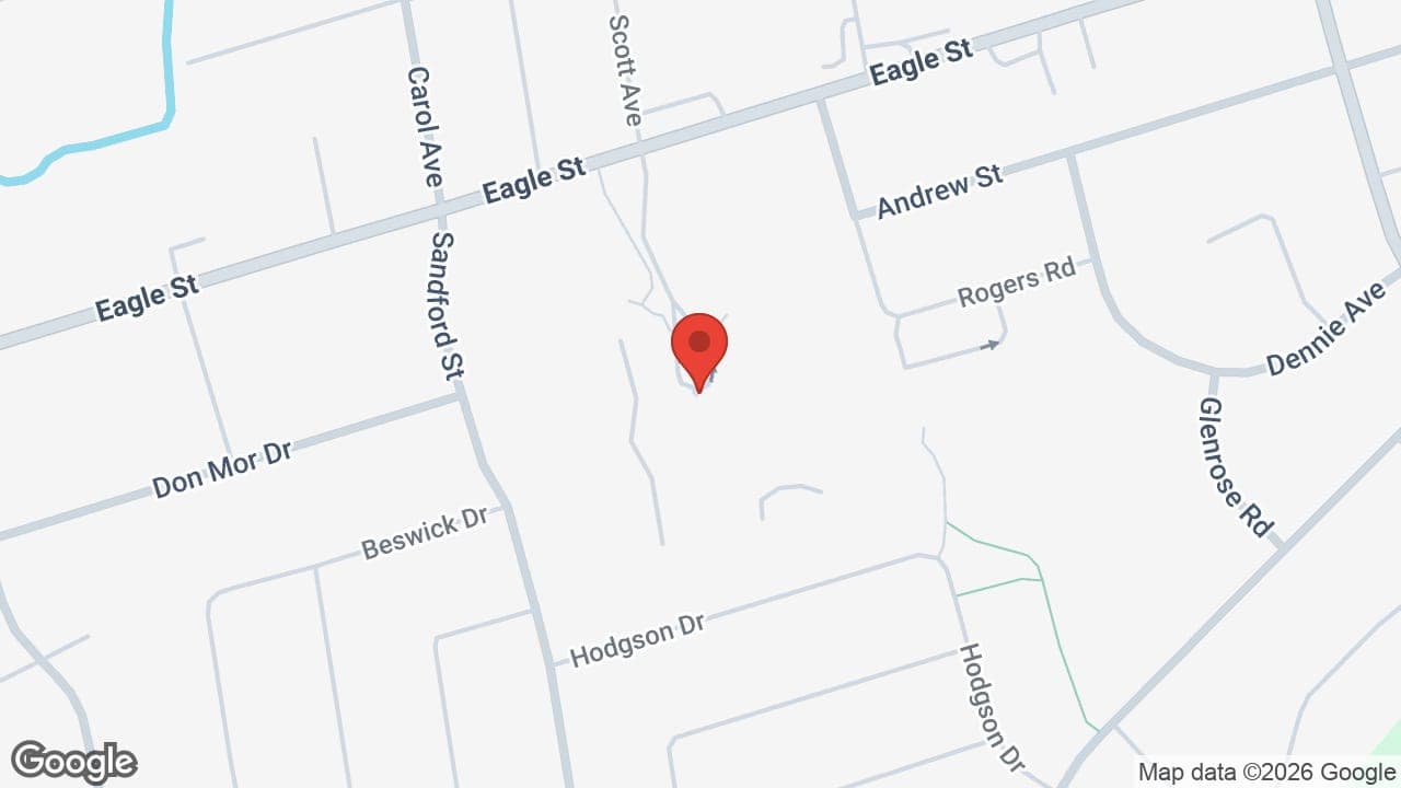 Map: York Region Newmarket Health Centre