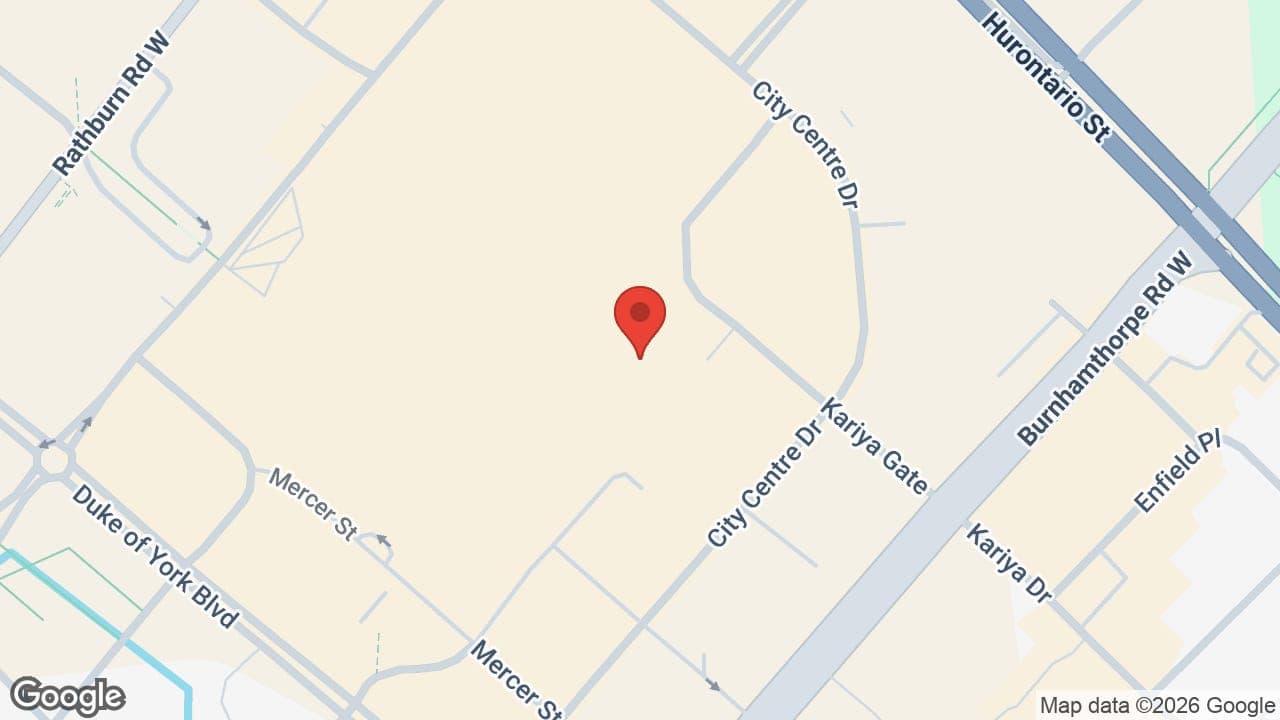 Map: Square One Older Adult Centre