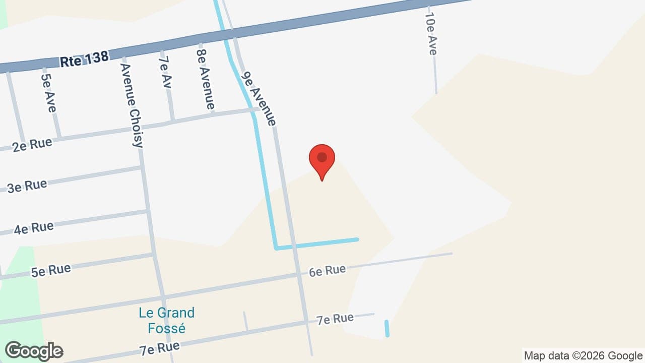 Map: Résidence des Bâtisseurs, Louiseville