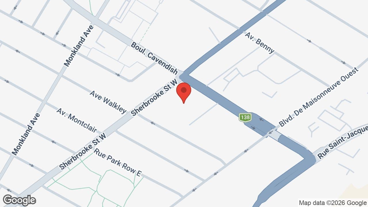 Map: Centre d'Hébergement Saint-Andrew