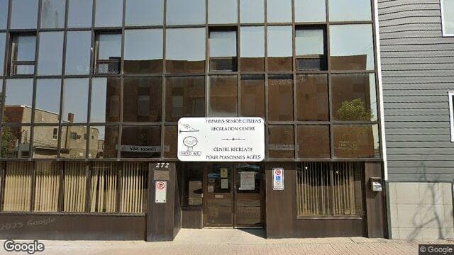 Timmins Senior Recreation Centre (Google Street View)