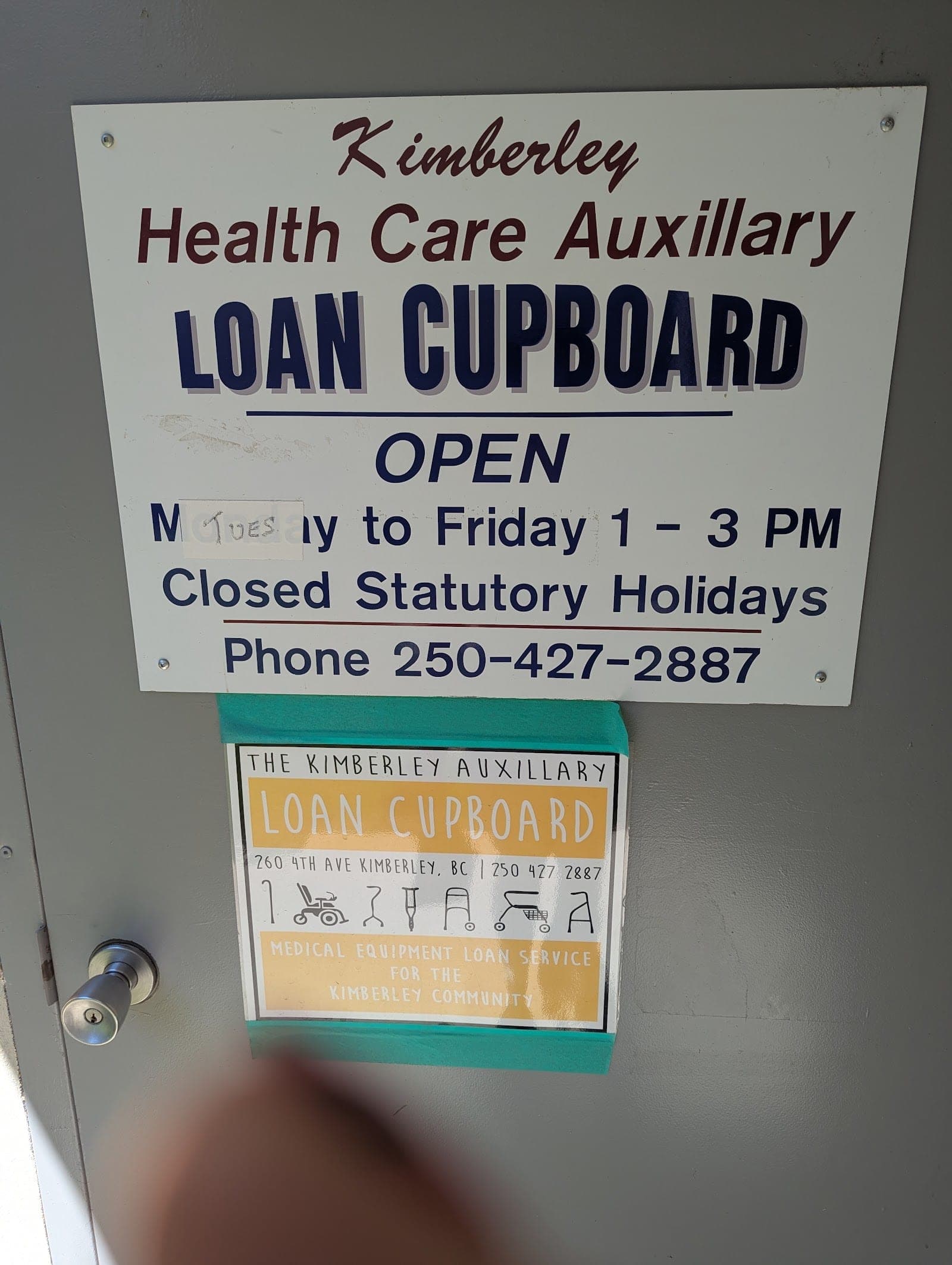 Kimberley Health Care Auxiliary Loan Cupboard (photo: Amanda McArter, via Google)