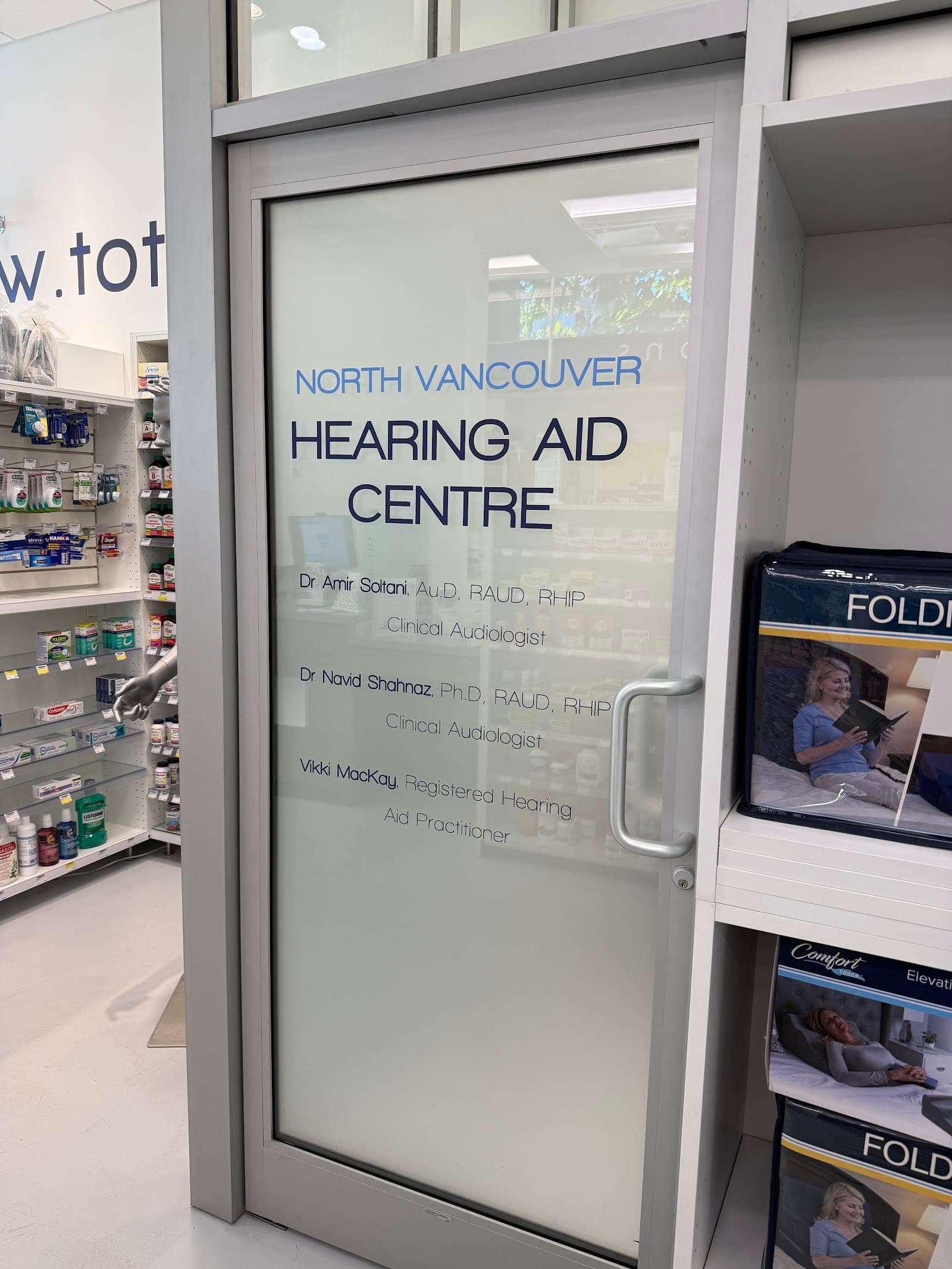 North Vancouver Hearing Aid at Northview Pharmacy & Hearing | Dr. Amir Soltani, RAUD, RHIP | Dr. Navid Shahnaz, Ph.D. (photo: Anastasia Leskiv, via Google)