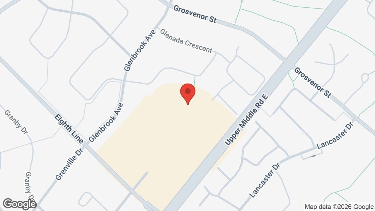 Map: Stephanie Bergman, Audiologist - Hearing Institute of Ontario - Oakville