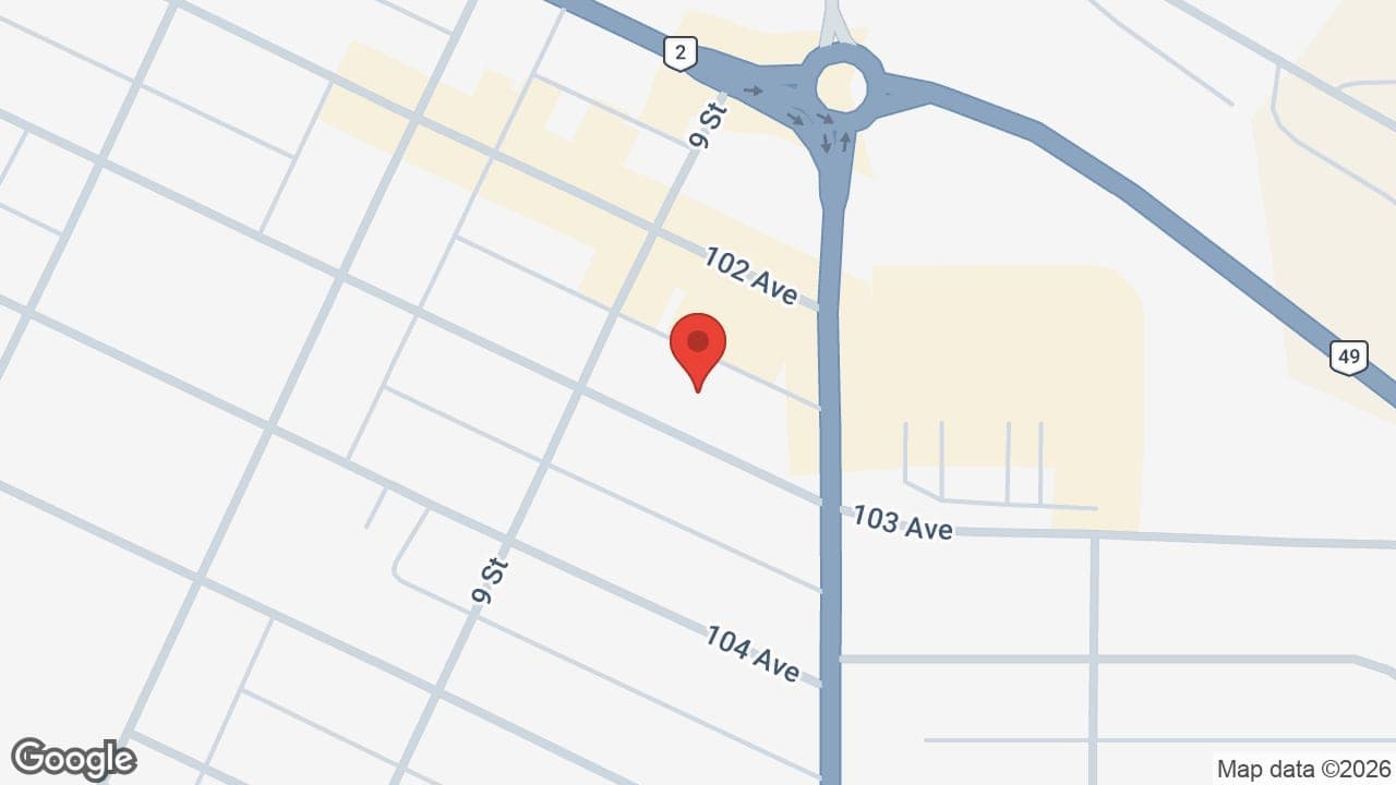 Map: Access Hearing Centre - Dawson Creek