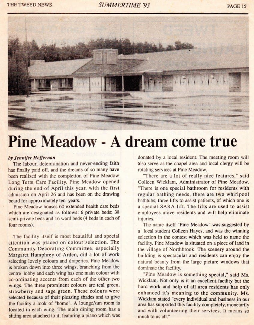 SeniorHome.ca - Pine Meadow Nursing Home